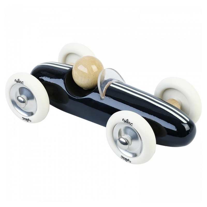 Voiture grand prix vintage noire