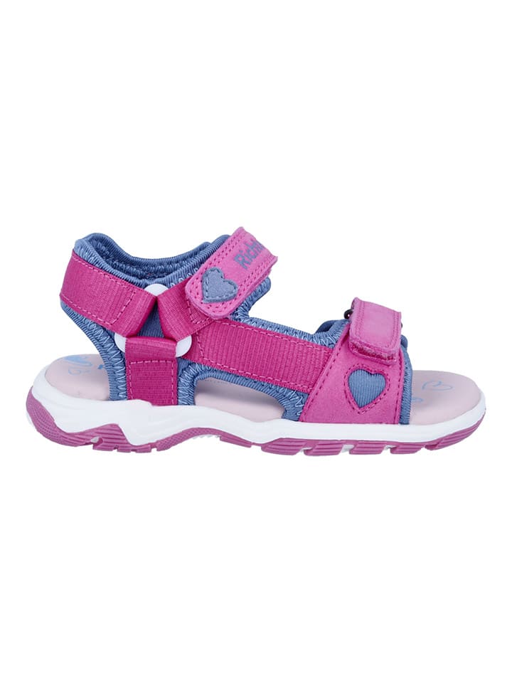 Richter Shoes Sandalen in Pink/ Blau günstig kaufen