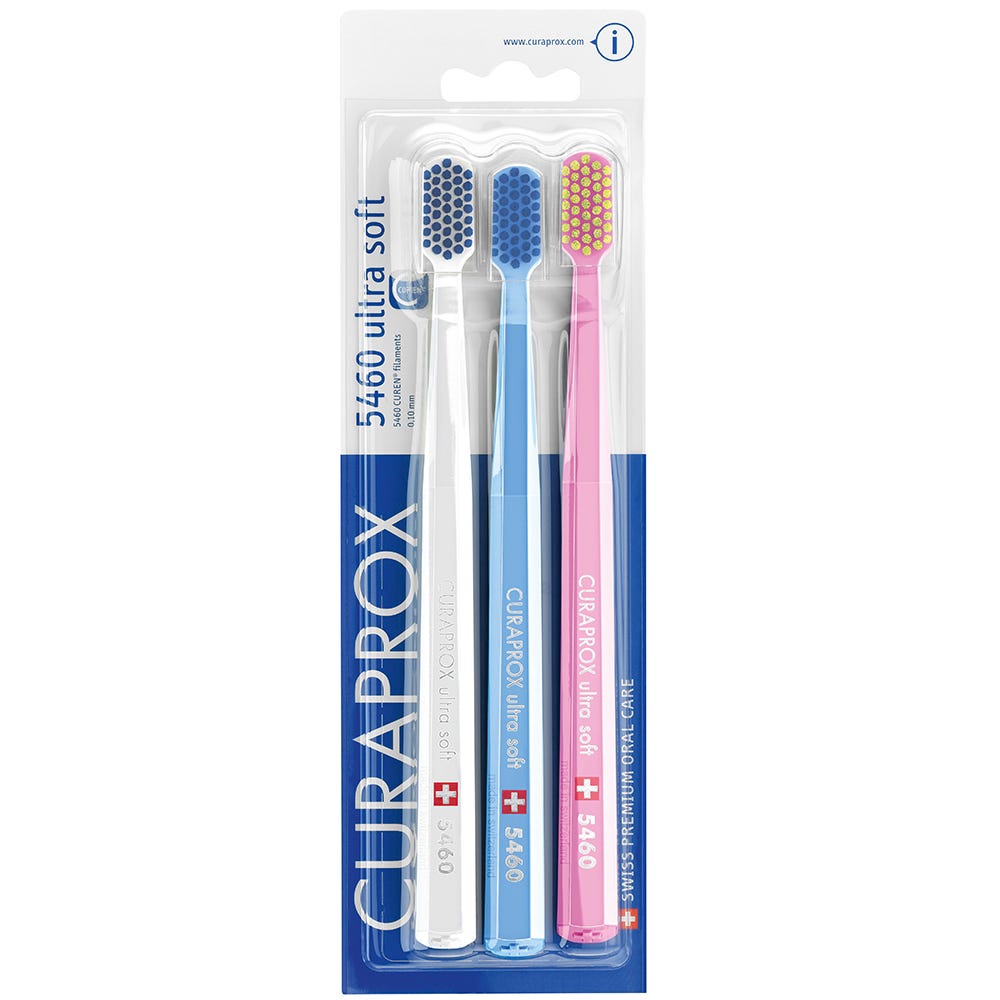 CURAPROX 5460 Ultra Soft Zahnbürste 3er Pack