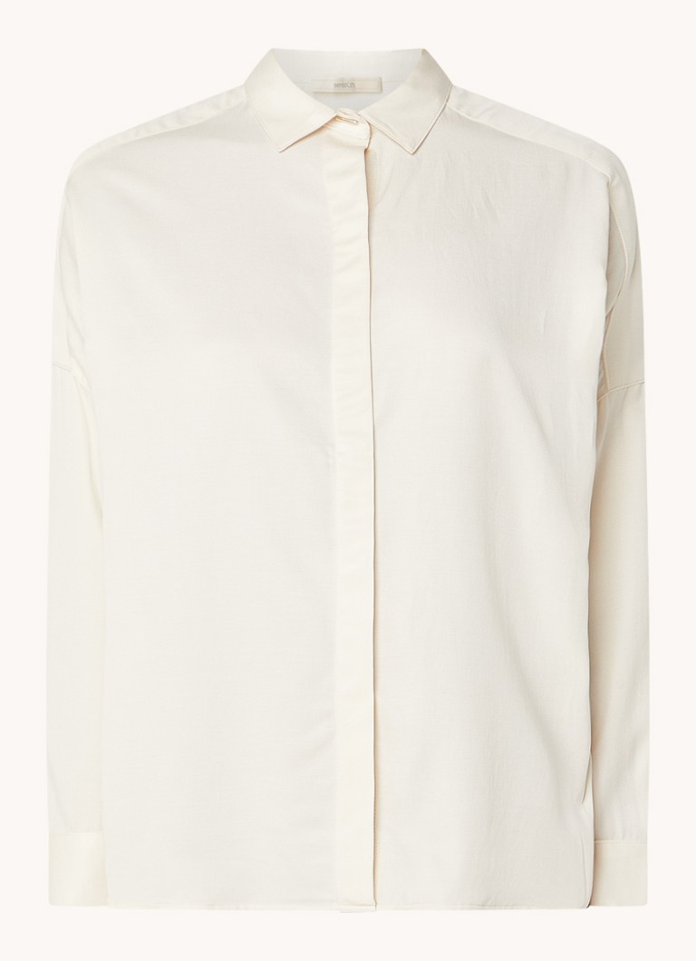 Sessùn Lady D blouse with concealed button placket