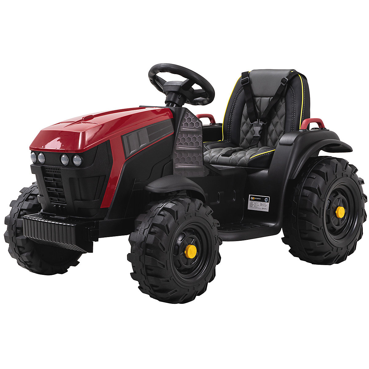 Kinder Elektroauto Kindertraktor mit Anhänger - TD925 - Staufach - Schaufel