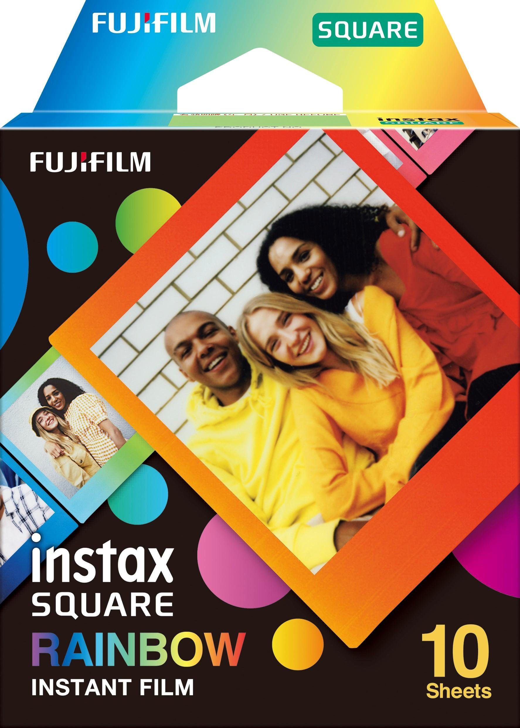FUJIFILM Fujifilm Instax Square Film Rainbow WW1 Sofortbildkamera
