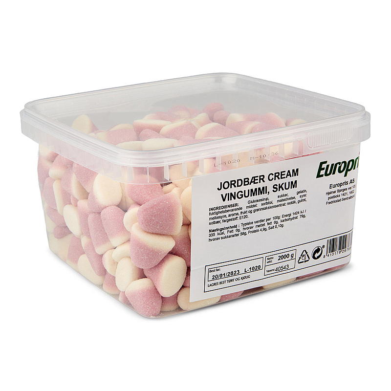 KnallGodt Jordbær Cream 2 kg