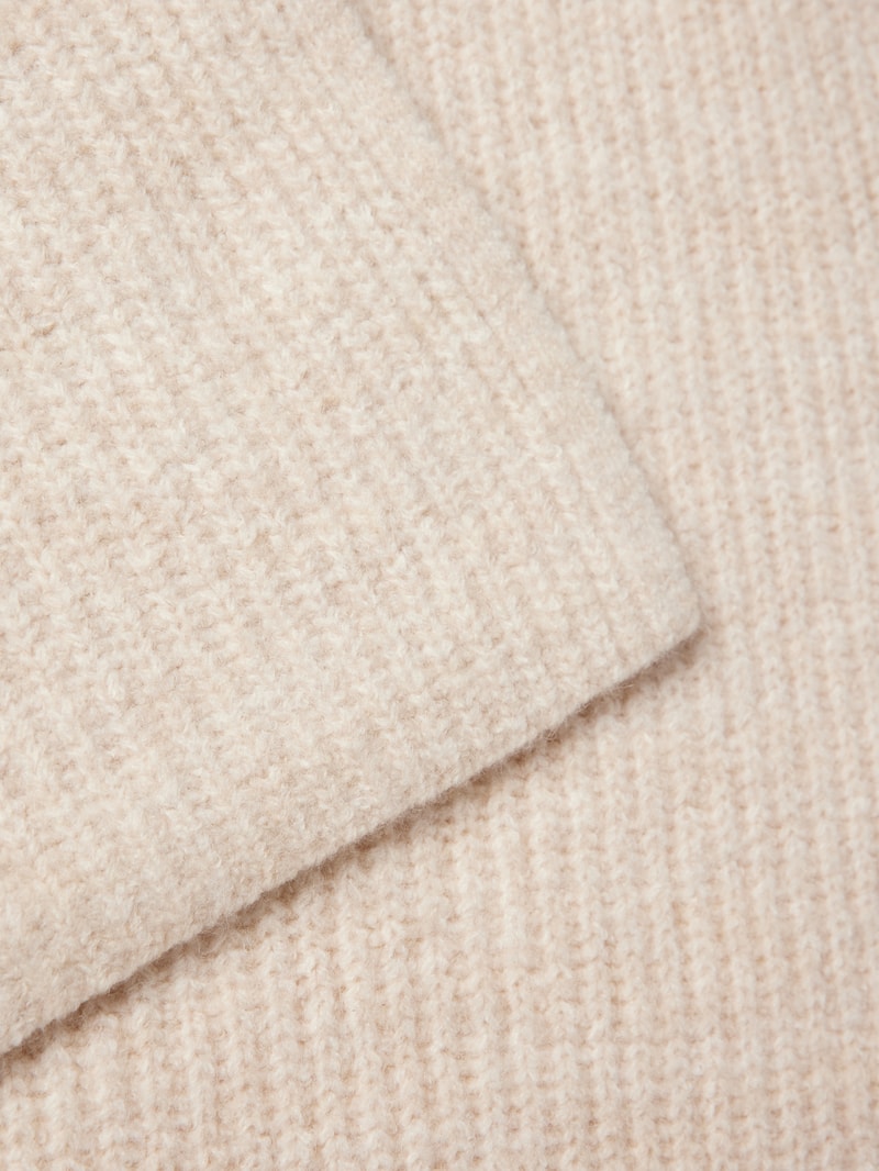 Schal in unifarbenem Design in beige