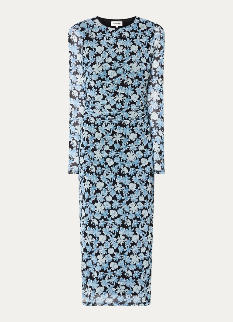 Vestido midi de punto con estampado floral Zita de Fabienne Chapot