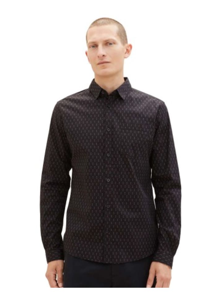 Tom Tailor Hemd in Schwarz günstig kaufen