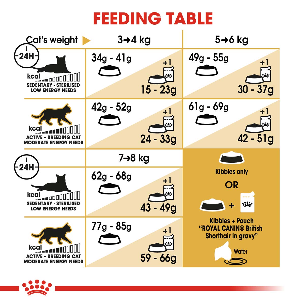 ROYAL CANIN ADULT British Shorthair 10kg + Nassfutter in Soße 48x85g