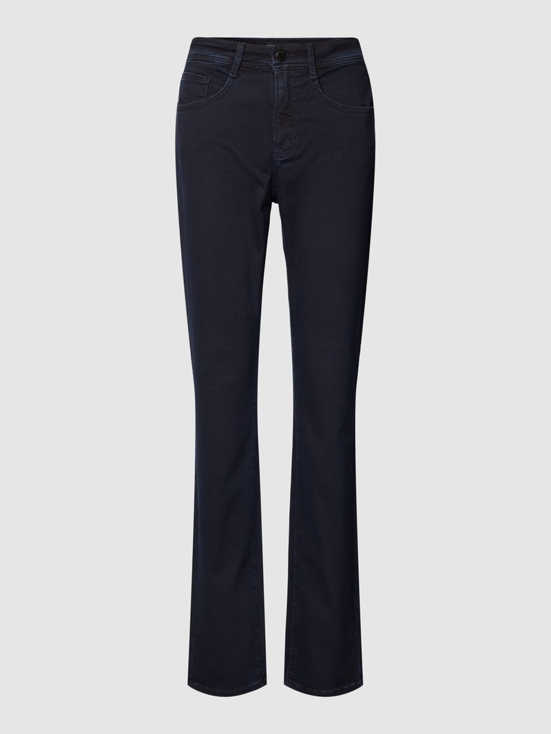 Jeans im 5-Pocket-Design Modell 'Mary' in marineblau