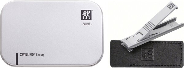 ZWILLING Beauty Premium Kompakt-Nagelknipser in Metallbox - silver Nagelknipser