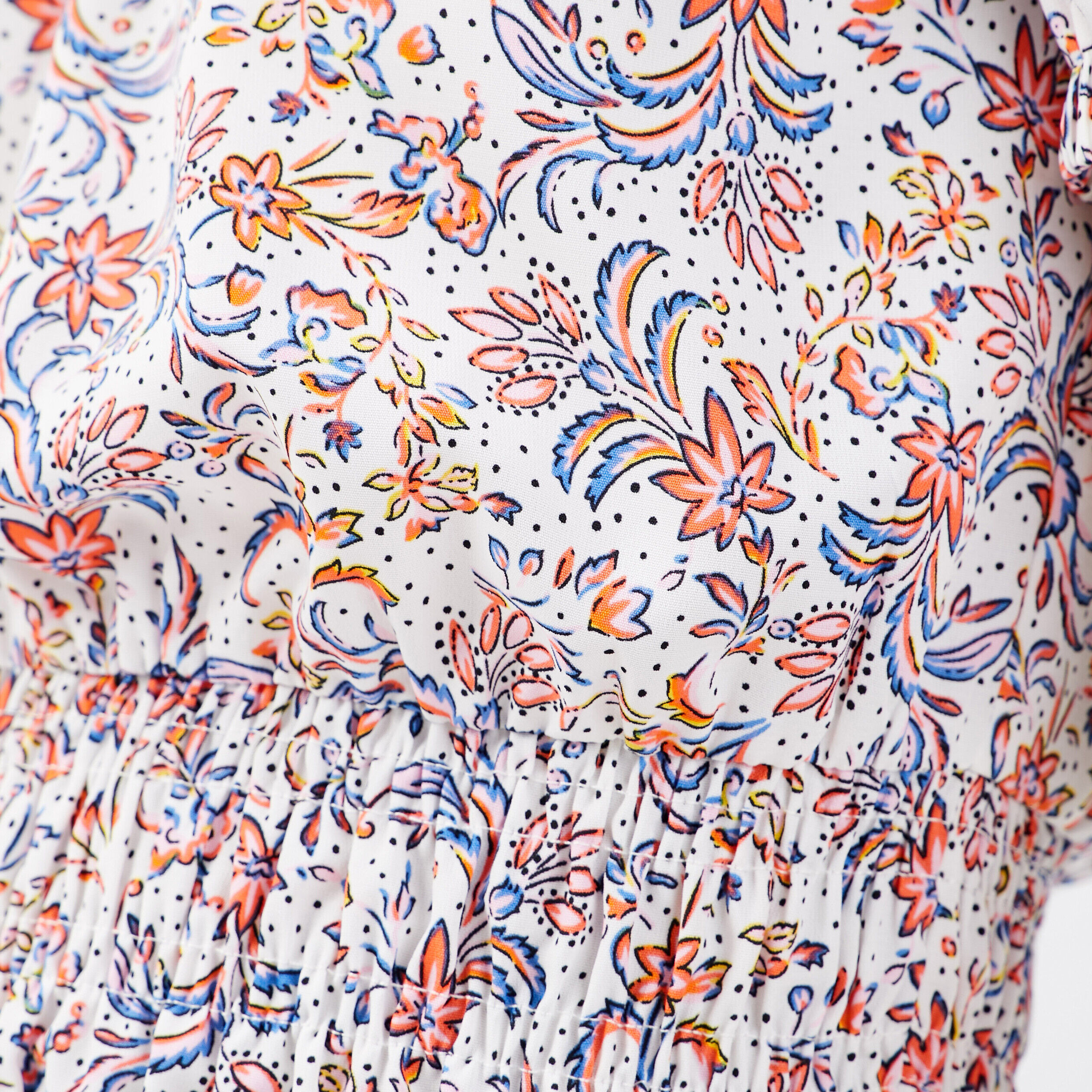 Blouse manches courtes blanc femme | Cache Cache
