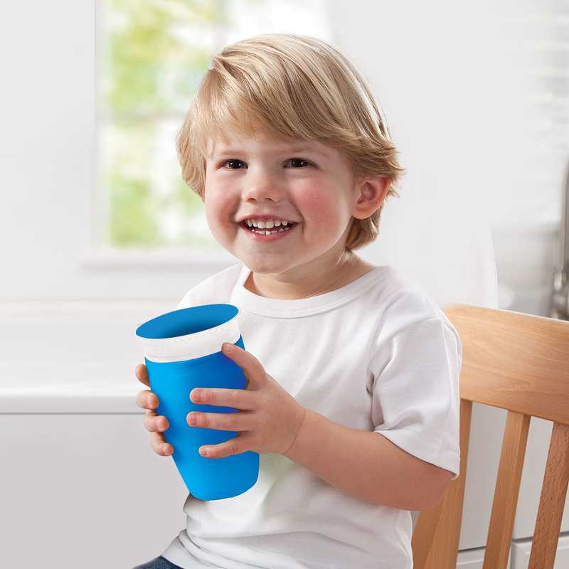 Tasse miracle 360° 12 mois et + bleu Munchkin