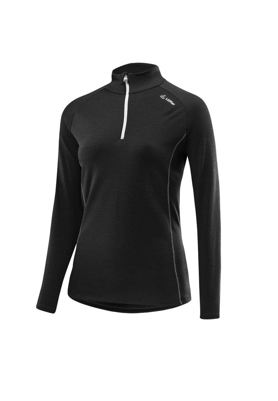 Löffler Stillpullover Löffler Damen MIDLAYER TRANSTEX® MERINO 26266 schw