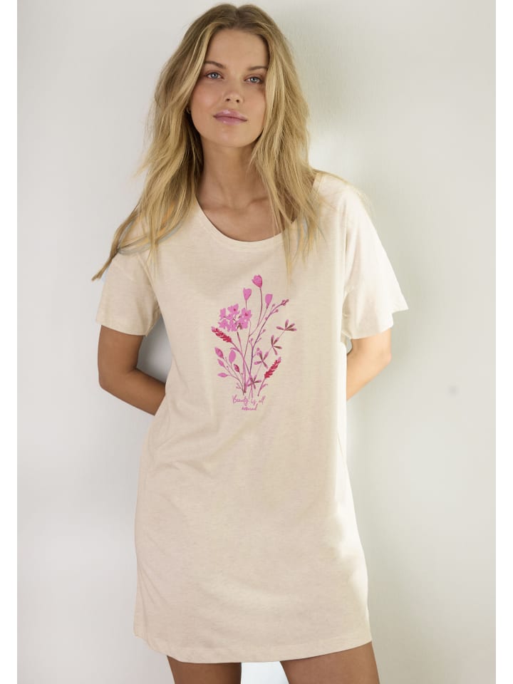 s.Oliver Sleepshirt in grau-meliert günstig kaufen 36-38