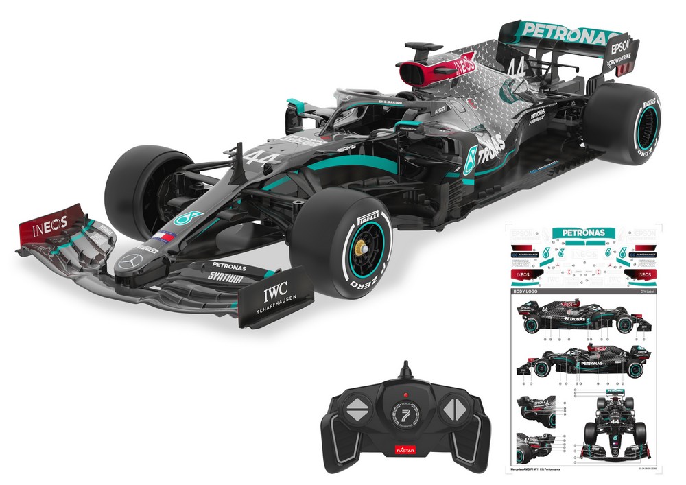 Jamara e.K. JAMARA-402107-Mercedes-AMG F1 W11 EQ Performance 1:18 schwarz