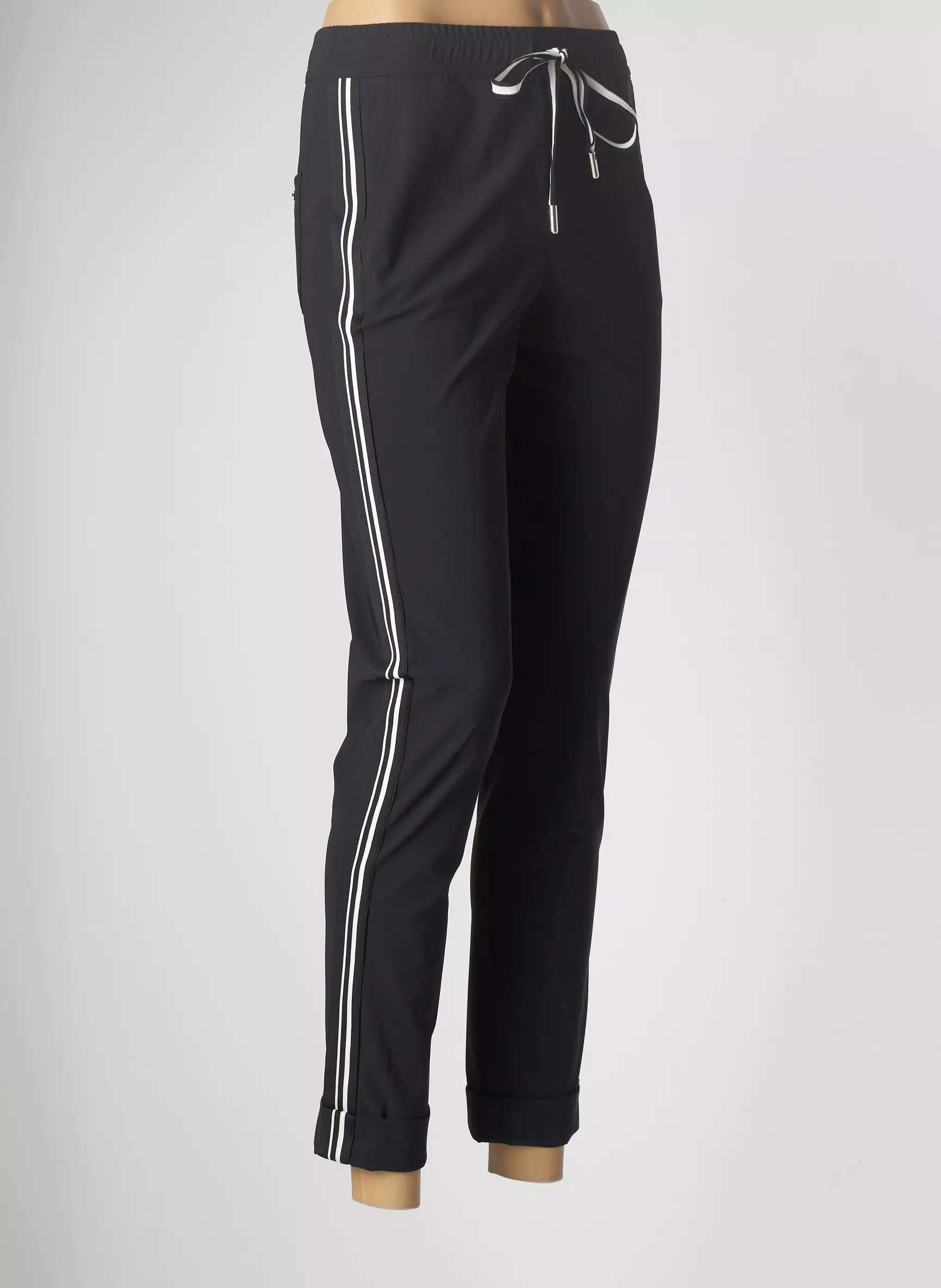 Indies Pantalons Droits Femme couleur noir