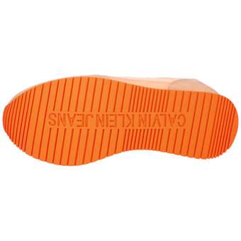 Calvin Klein Runner sock Lace Up in orange