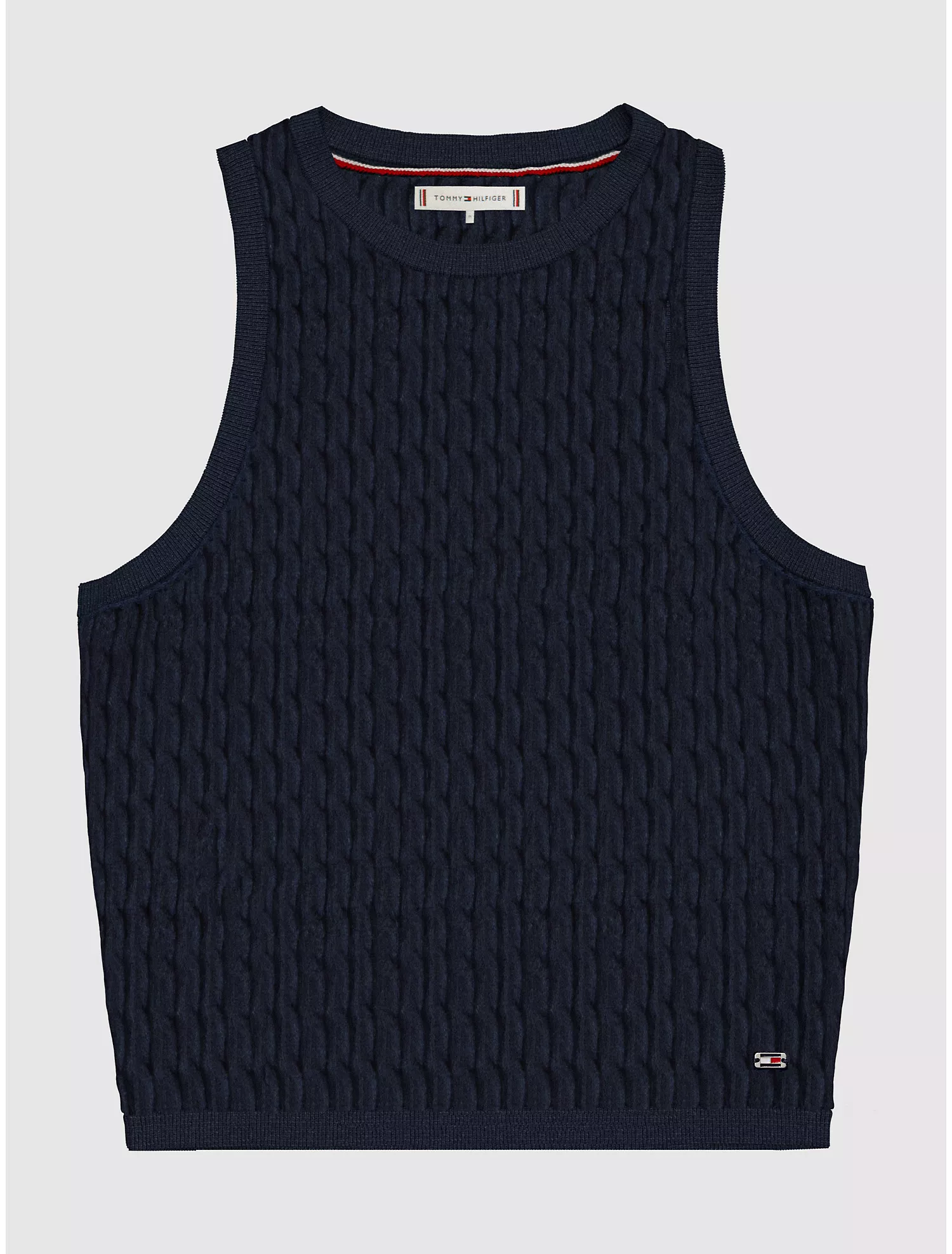 Cable Knit Tank Sweater
