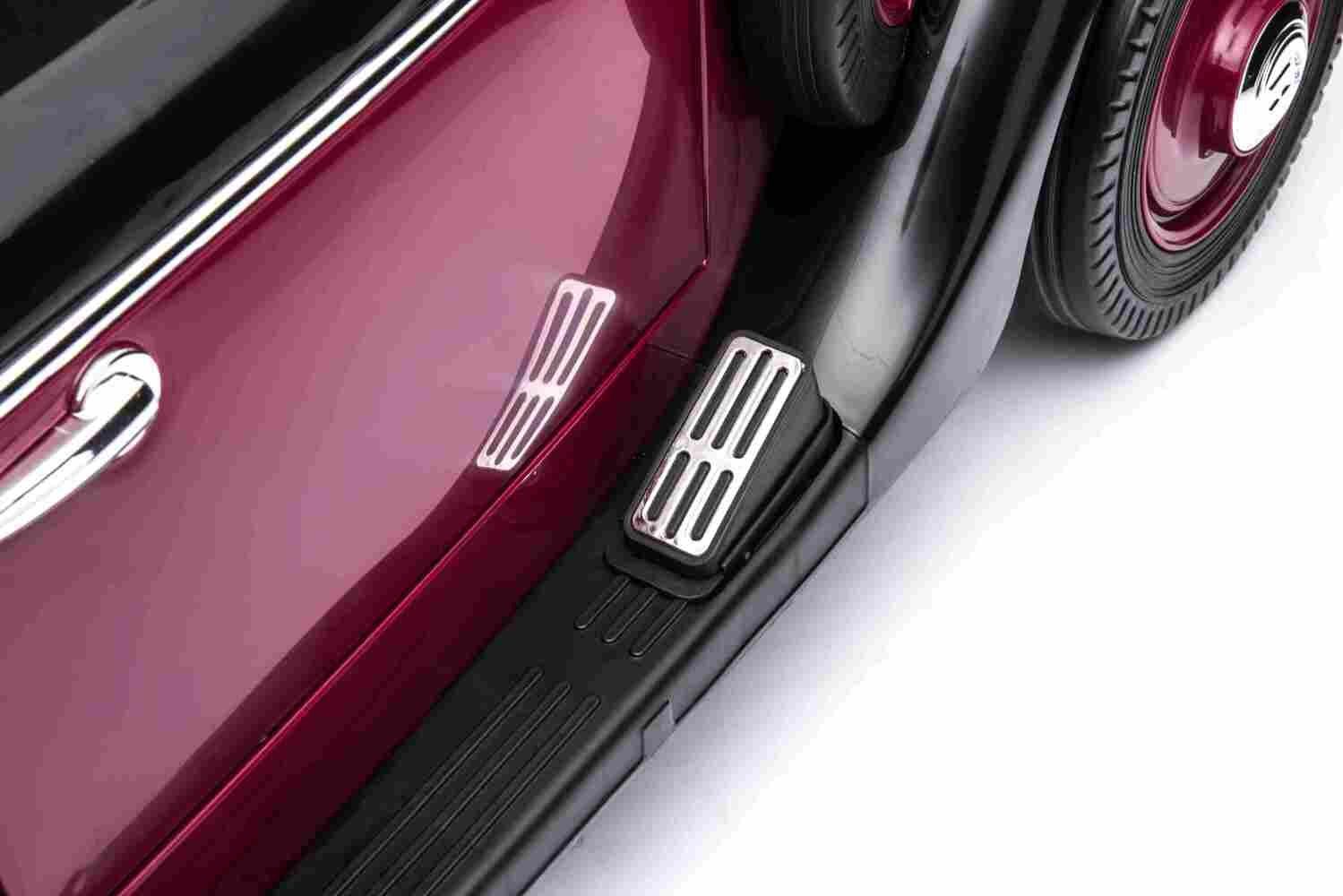 BoGi electric children's car Audi Horch children's vehicle 930V 2x120W vintage EVA 1xchild 1xadult