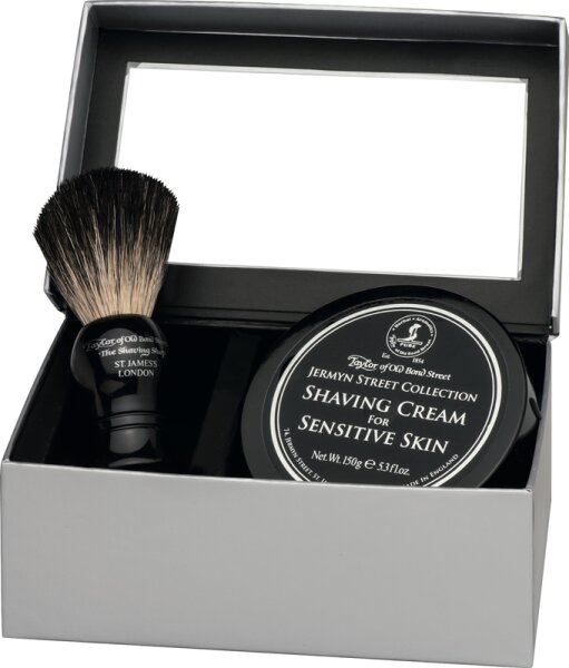 Taylor of Old Bond Street Jermyn Street Collection Gift Box Pure Badger Rasierset