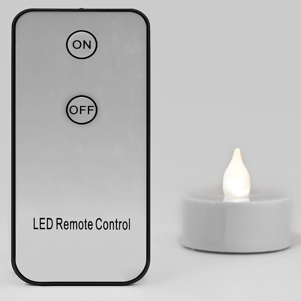 Casaria Deuba 10x flackernde LED Teelichter warmweiß