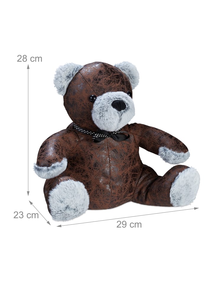 relaxdays Türstopper Bär in Braun/Grau günstig kaufen onesize