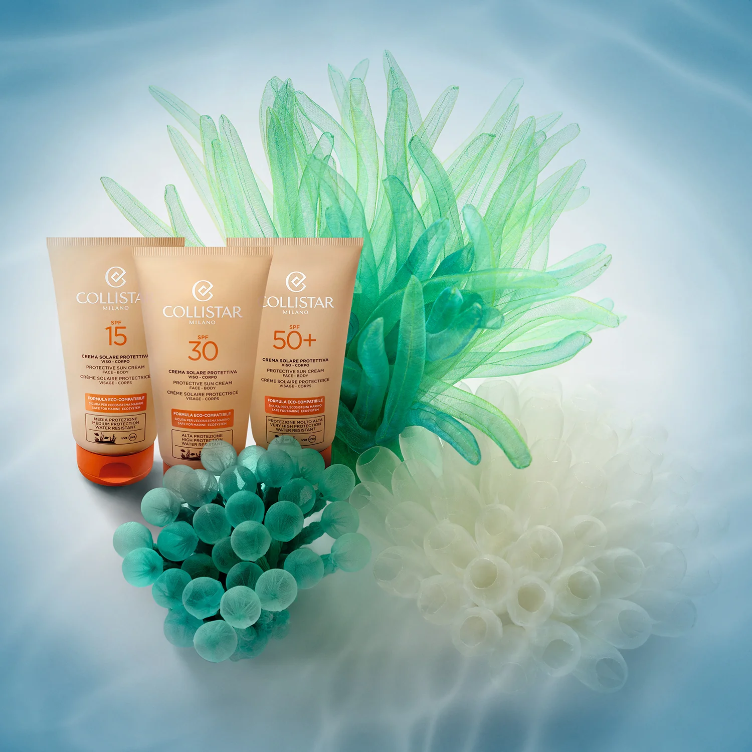 Cremă solară antibronzant SPF15 - Cremă solară cu protecție medie pentru corp, Cremă solară cu protecție medie pentru față