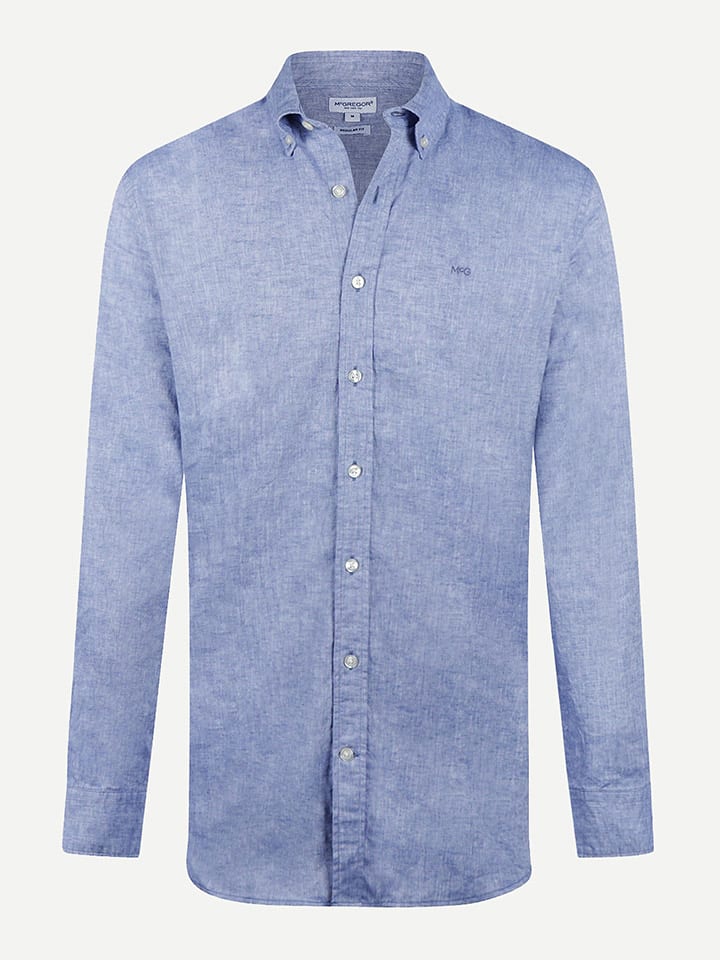 McGregor Hemd - Regular fit - in Blau günstig kaufen