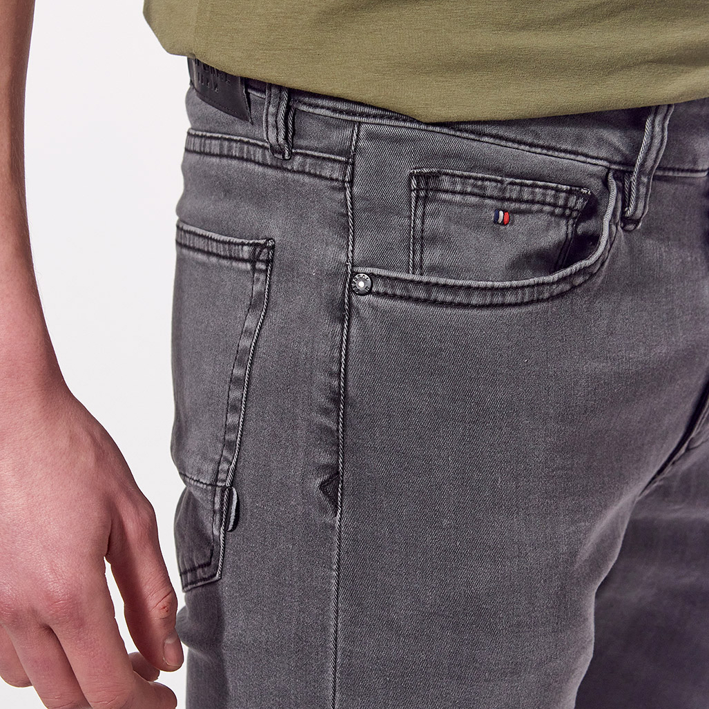 DADAA  Jean skinny Homme gris, effet délavé