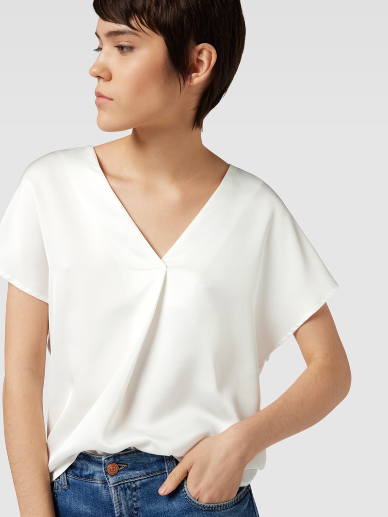 Top mit Fledermausärmeln Modell 'ELLETTE' in offwhite