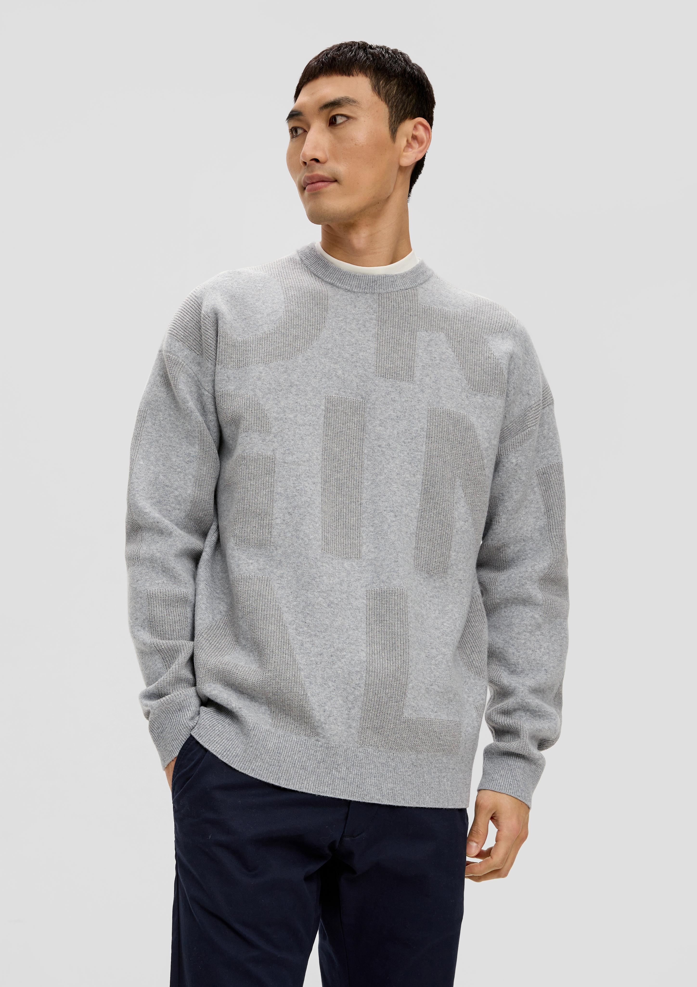 Strickpullover mit Intarsienmuster  2138810-90F3