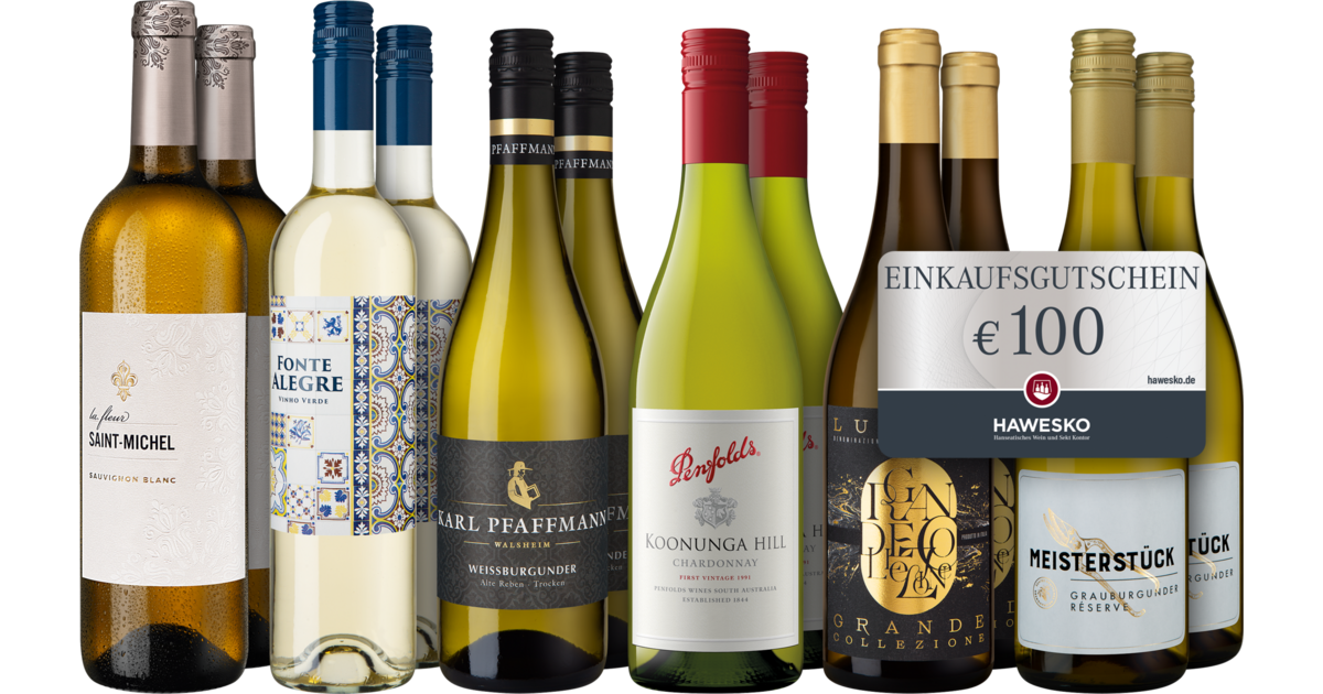 Weißwein-Willkommenspaket
