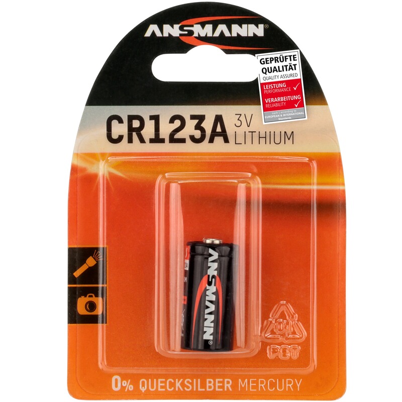 Ansmann Batterie Lithium CR123A