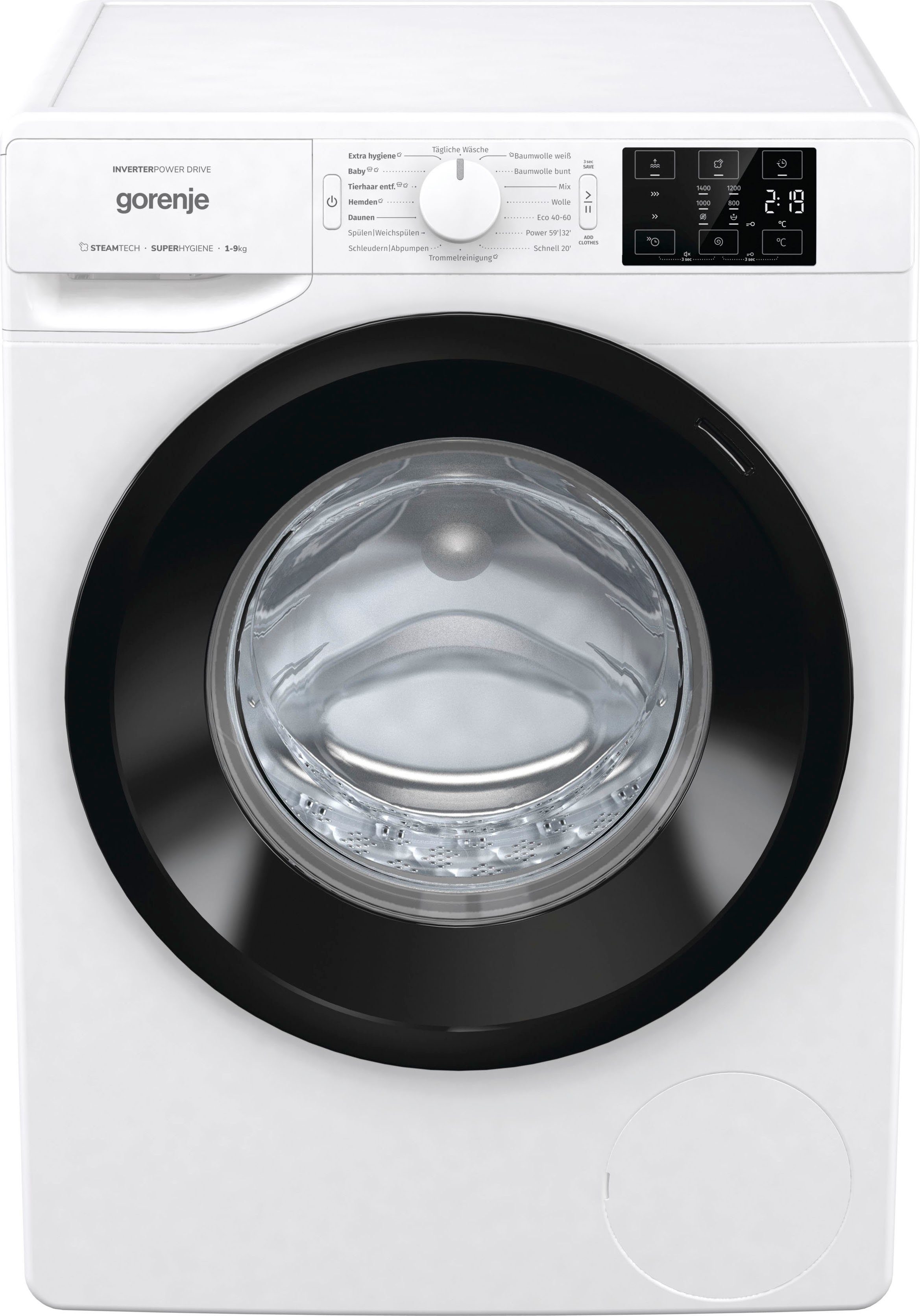 GORENJE Waschmaschine Wave NEI94APS, 9 kg, 1400 U/min