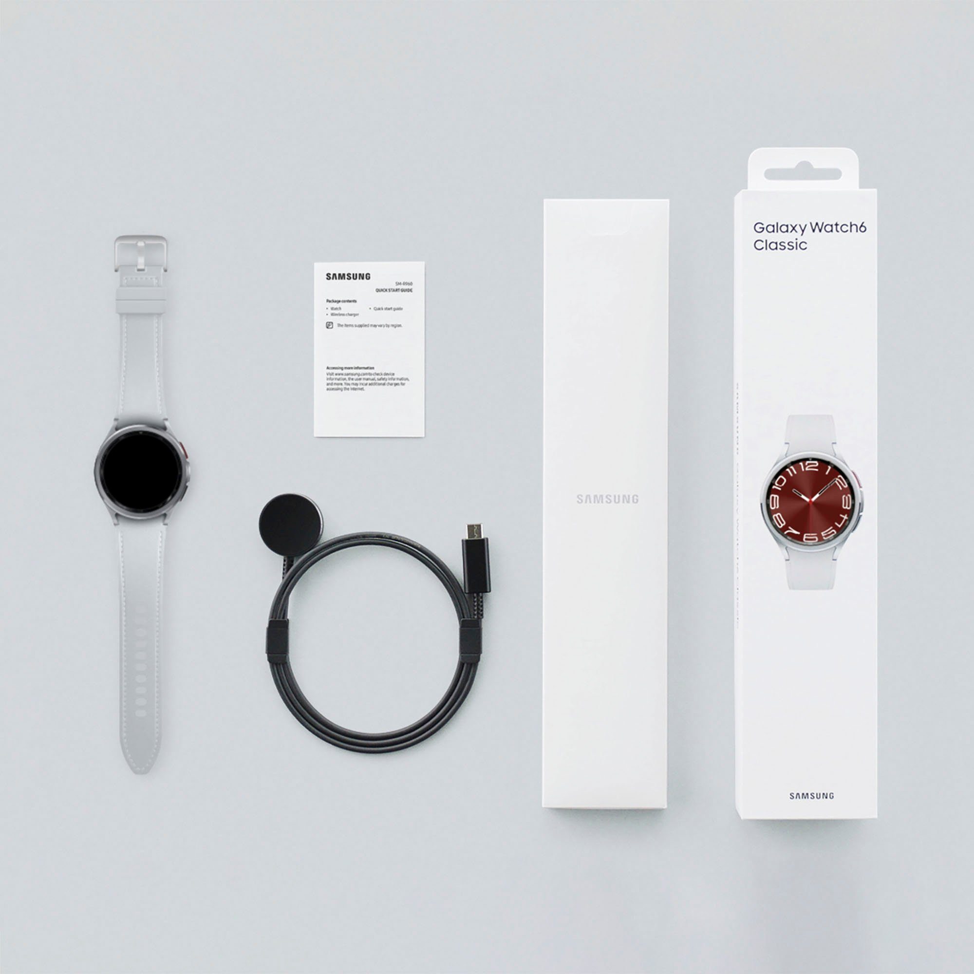 Samsung Galaxy Watch 6 Classic 43mm Smartwatch (3,33 cm/1,3 Zoll, Wear OS by Samsung)