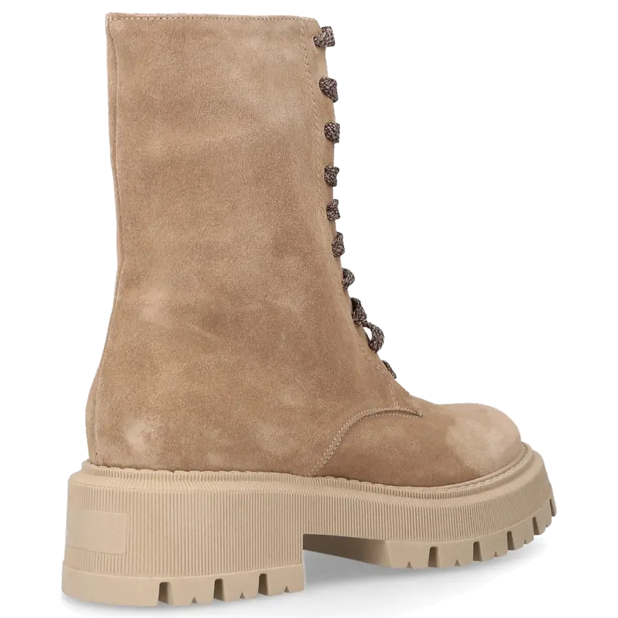 EN AVANT - Stiefeletten C024 Veloursleder - beige