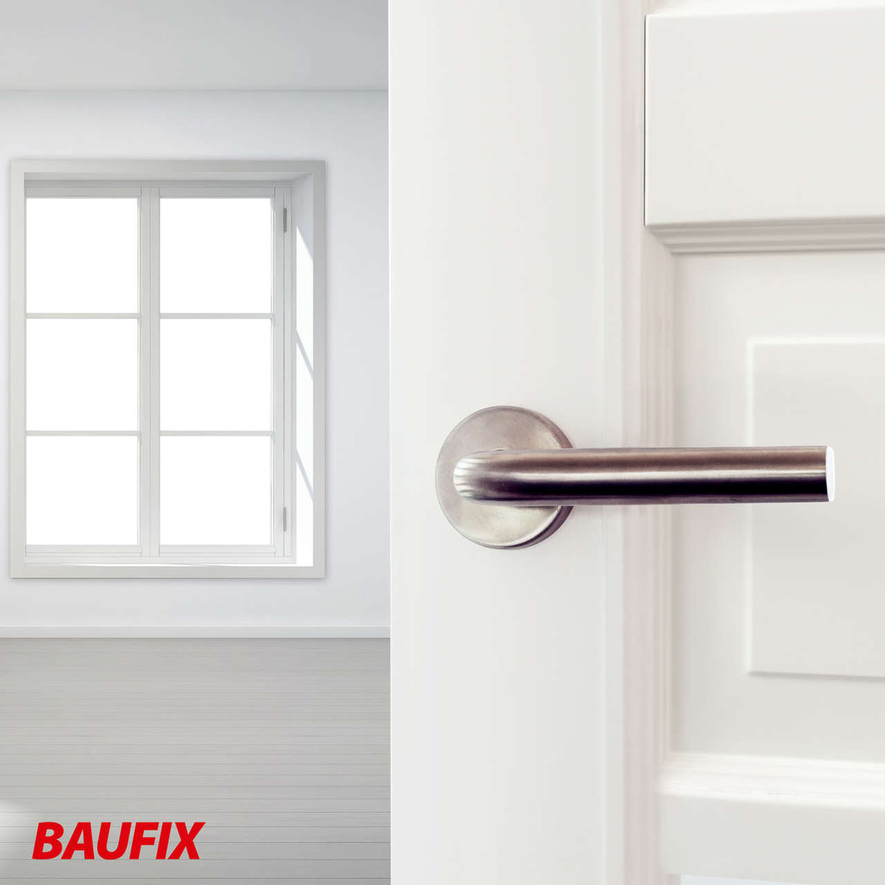 Baufix Fenster- & Türenlack weiß seidenglänzend
