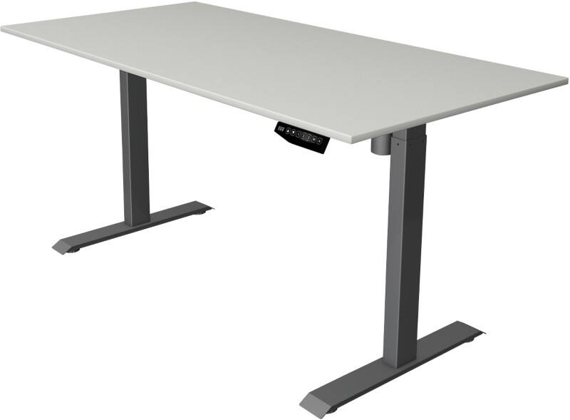 Kerkmann 10181311 Move 1 Elektrisch Höhenverstellbar Sitz-Stehschreibtisch Rechteckig Anthrazit 1.400 x 800 x 1.230 mm