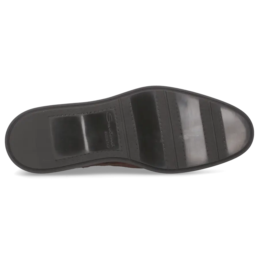 Santoni - Chelsea Boots 18588 Veloursleder - braun