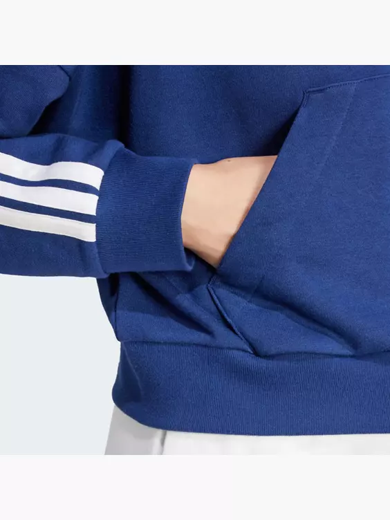 adidas Essentials 3-Streifen French Terry Quarter-Zip Hoodie