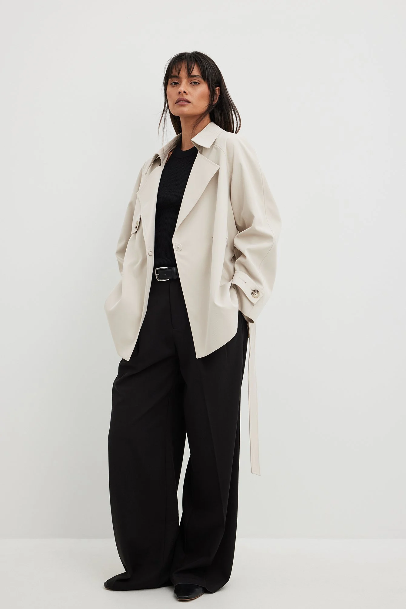 Kurzer Trenchcoat