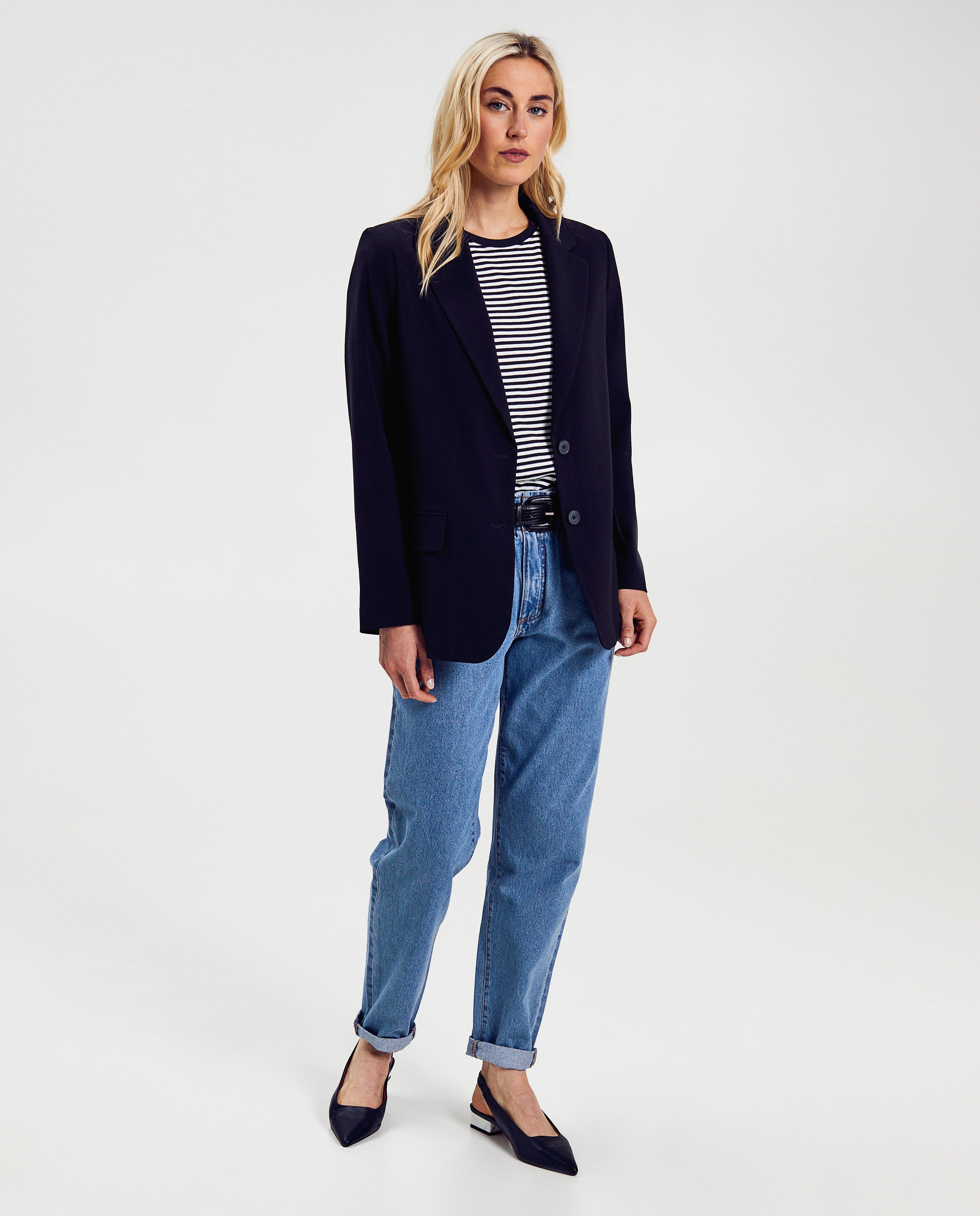 Kavbojke Sora Blue, baggy fit, svetlo modre barve
