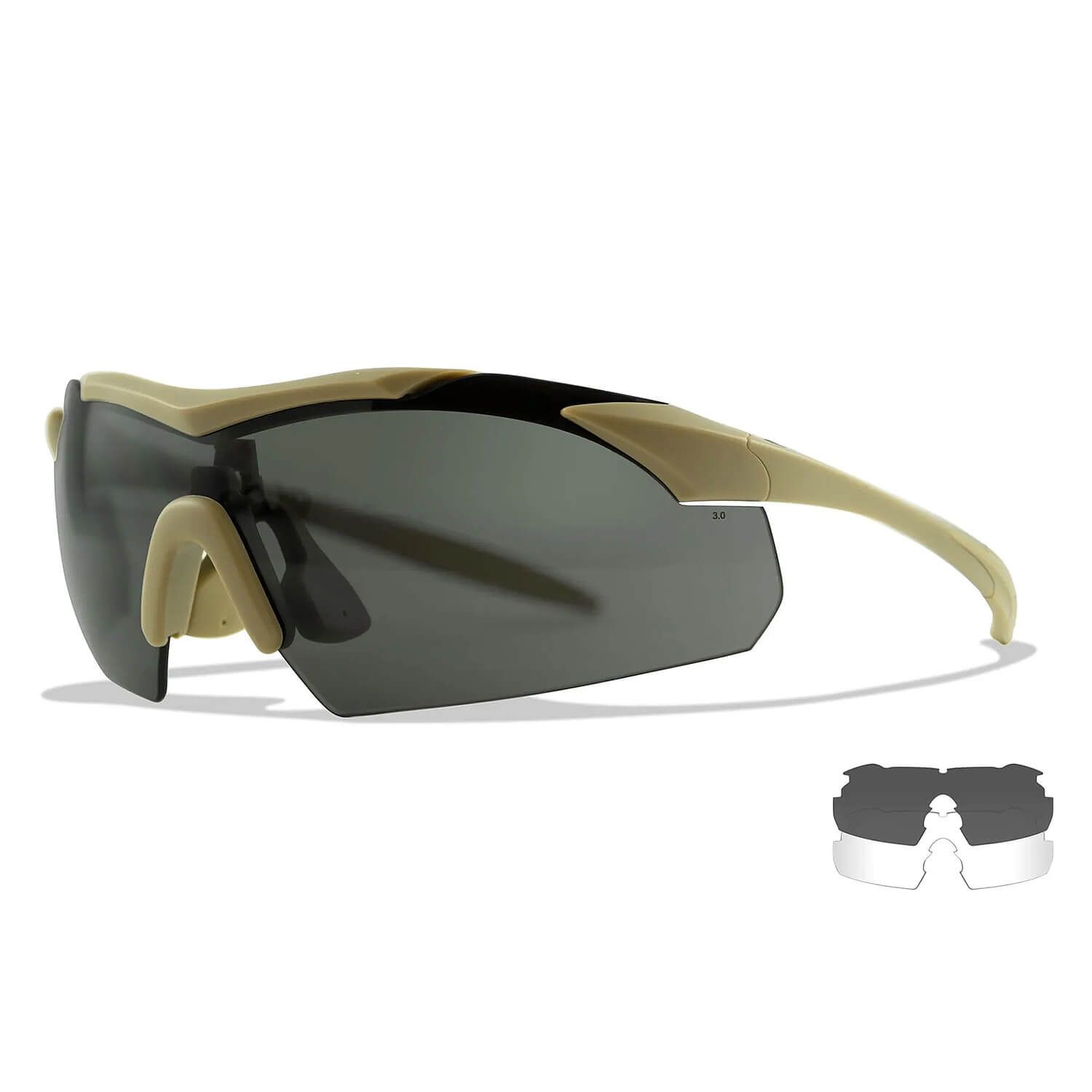 Vapor 2.5 Taktische Brille mit 2 Gläsern