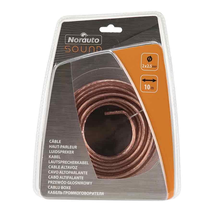 Lautsprecherkabel transparent von Norauto Sound, 2 x 2,5 mm², 10 m - ATU