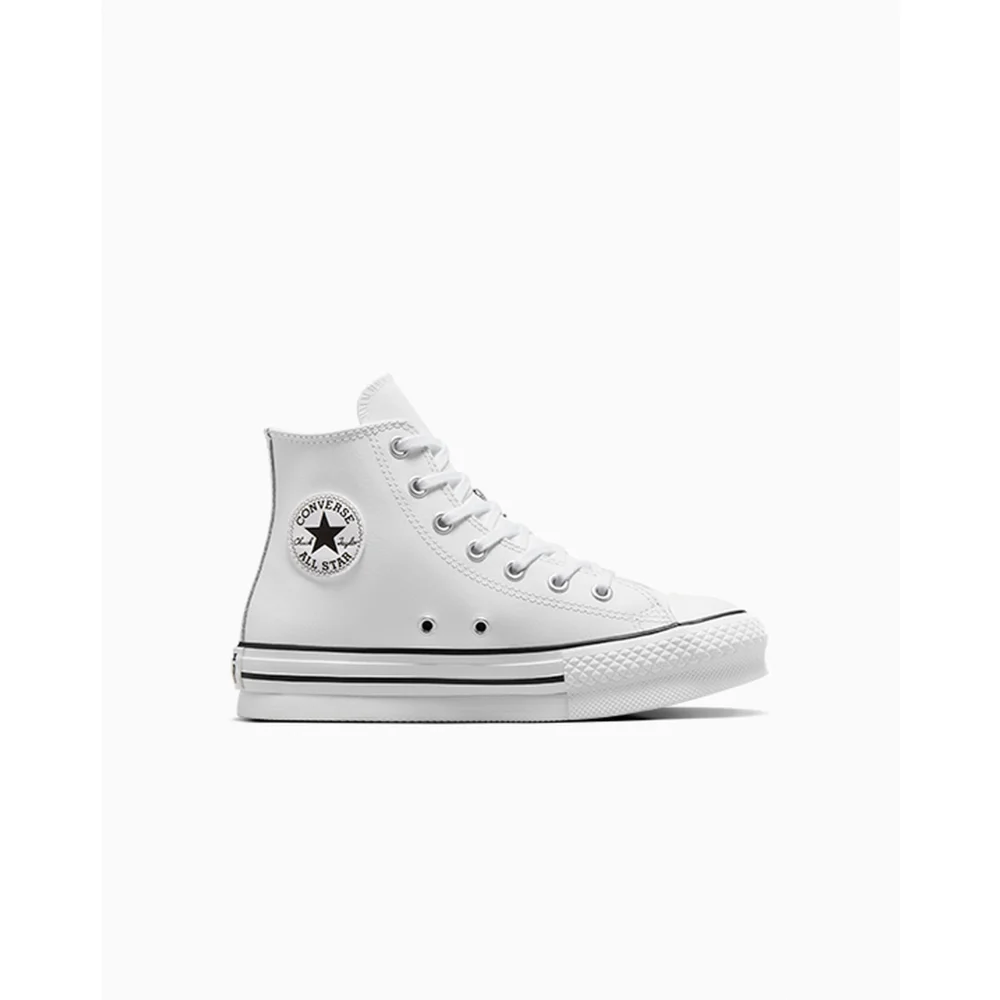 Converse Chuck Taylor All Star Lift Platform Leather A01016C / schwarz