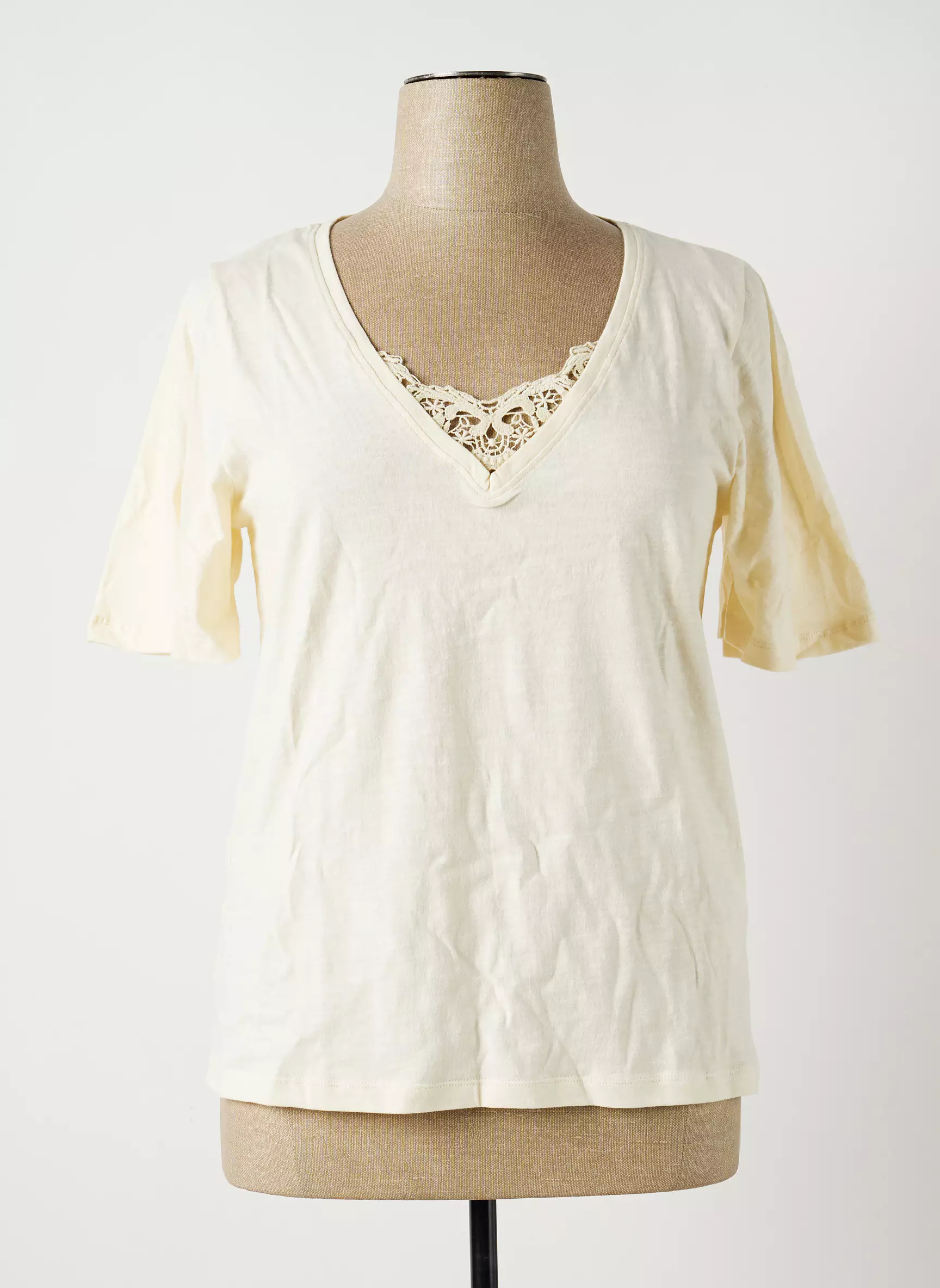 La Fiancee Du Mekong Tshirts Femme couleur beige