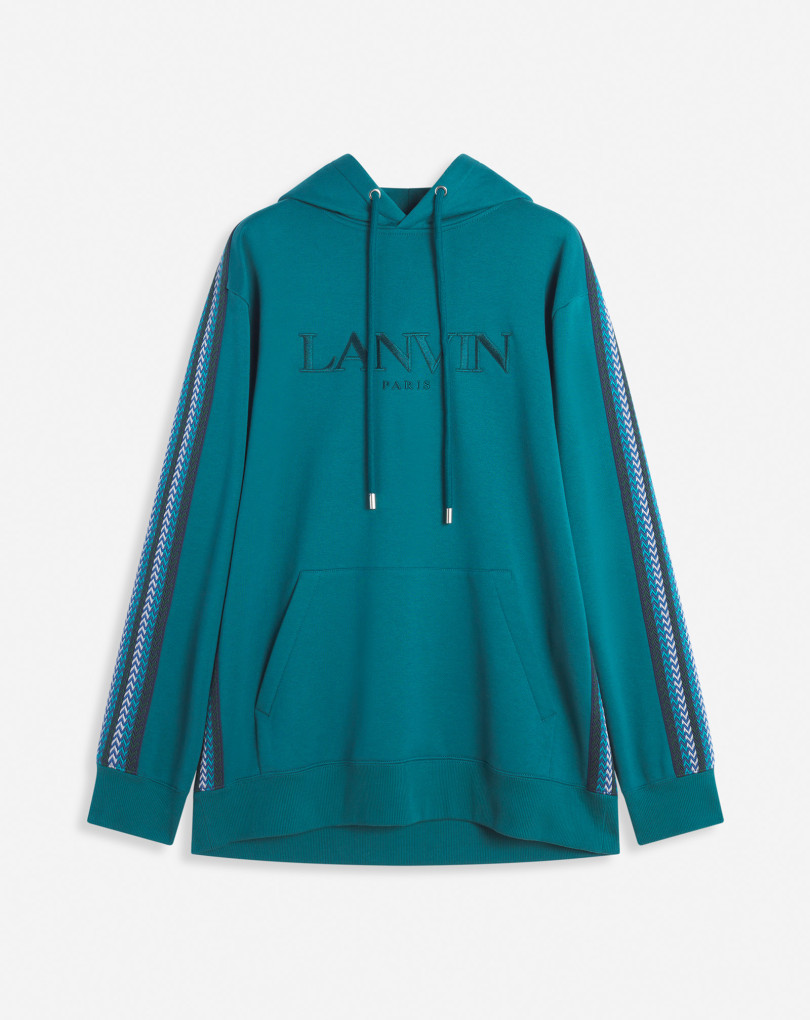 HOODIE OVERSIZE BRODÉ LANVIN SIDE CURB