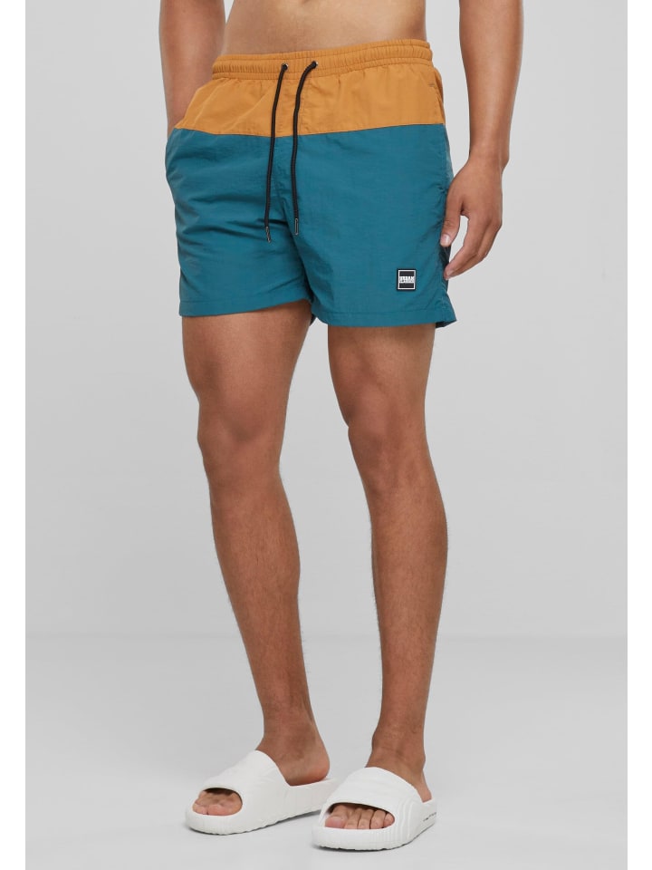 Urban Classics Urban Classics Badeshorts in teal/toffee günstig kaufen