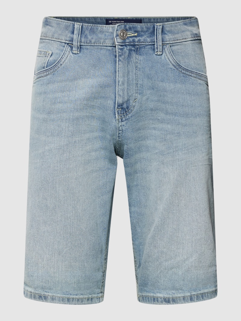 Jeansshorts im 5-Pocket-Design Modell 'Josh' in hellblau