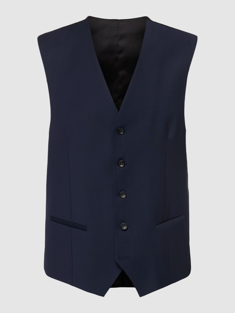 Weste mit Leistentaschen Modell 'Carlto' in royalblau