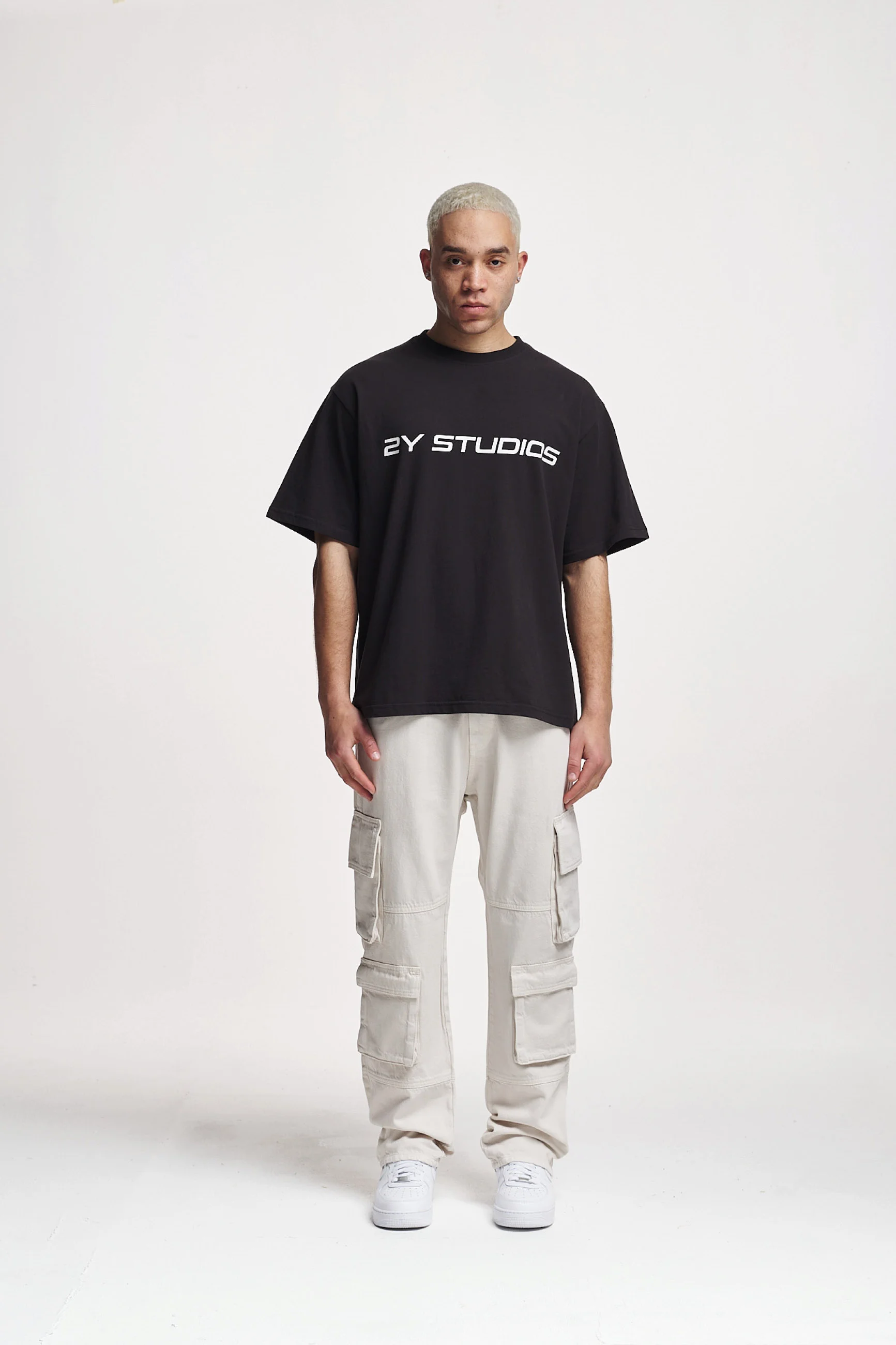 2Y Studios NEO ANKLE ZIP PANTS - Vaqueros holgados